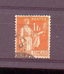 France - N° 286 ° - Cote 0,30 € (0,06 €) - 1932-39 Peace