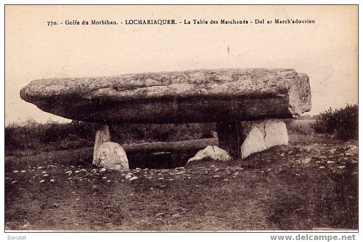 LOCMARIAQUER - La Table Des Marchands - Locmariaquer