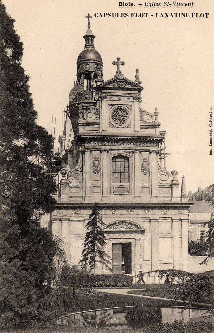 95 LUZARCHES Pharmacie A Barenne, Pub Capsules Flot, Laxatine Flot, Blois, église St Vincent, 191? - Luzarches