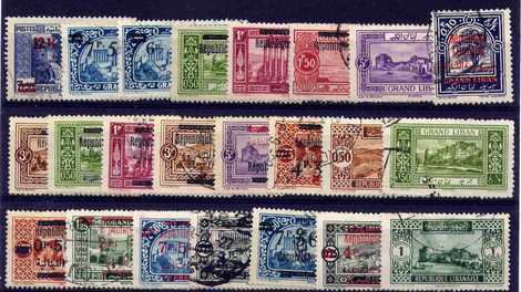 Joli Lot D\´oblitérés Du GRAND LIBAN. Cote Yvert De 78 Euros - Used Stamps