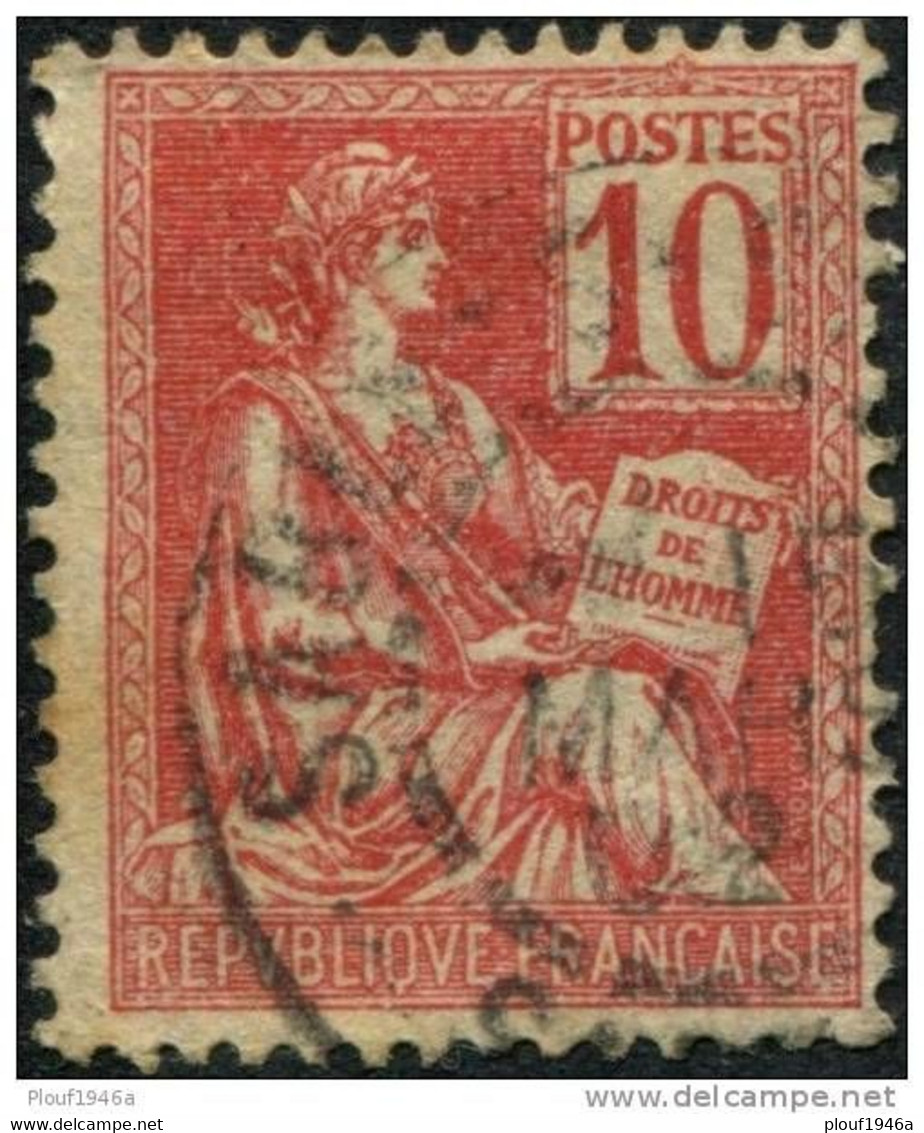 Pays : 189,03 (France : 3e République)  Yvert Et Tellier N° :  116 (o) - 1900-02 Mouchon