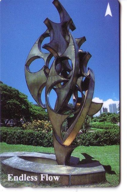 Singapore - Singapour – Art - Sculpture - Endless Flow ( Code 45SIGD ) - Singapur