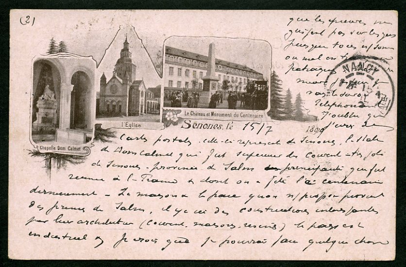 88 - SENONES - CARTE PRÉSURSEUR DE 1899 - Senones