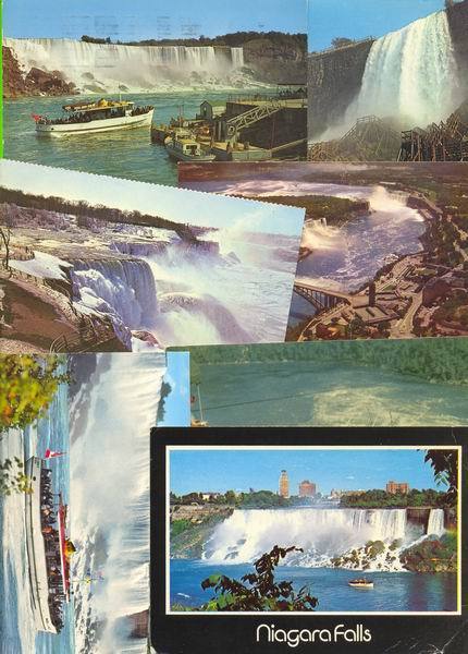 50 Cartes De NIAGARA FALLS ONTARIO - COLOUR PICTURES - - Niagarafälle