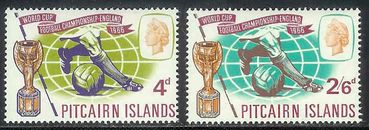 PITCAIRN 1966 MNH Stamp(s) World Cup 60-61 #4712 - 1966 – Engeland