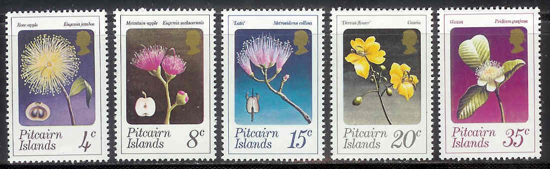 PITCAIRN 1973 MNH Stamp(s) Flowers 130-134 #4727 - Other & Unclassified