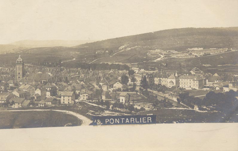 25 Pontarlier Vue Générale Type Carte Photo éditée - Pontarlier