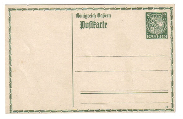 Entier Postal BAYERN Neuf - Enteros Postales