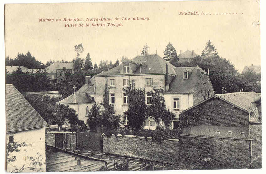 3727 - BERTRIX - Maison De Retraite N-D Du Luxembourg - Filles De La Sainte-Vierge - Bertrix