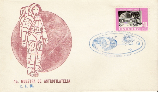 Uruguay             Cachet Spécial Sur Lettre                         21.07.1969 - Autres & Non Classés