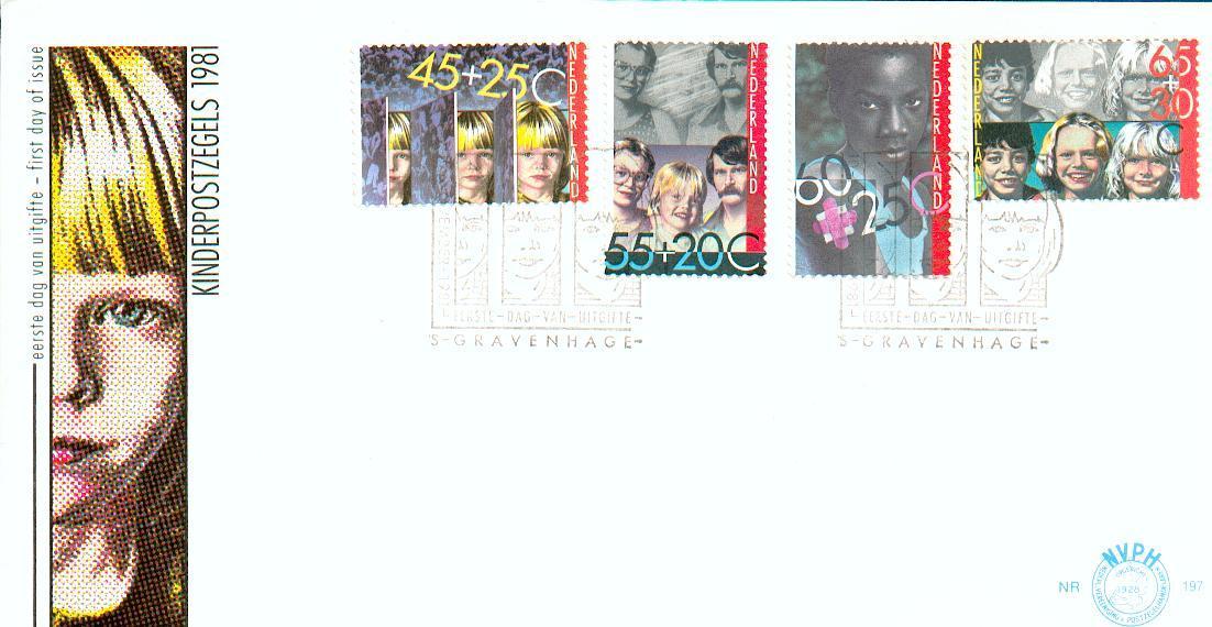 30197 - 1 - Nvph Fdc 197 De 1981 - Holland - Nederland - Collections