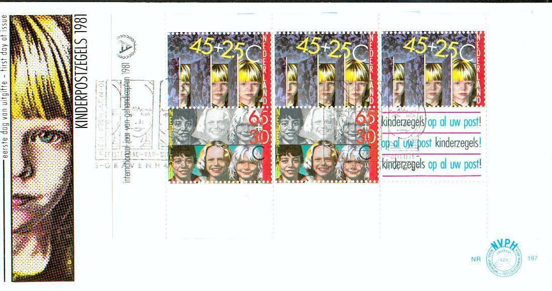 30197 - 2 - Nvph Fdc 197 De 1981 - Holland - Nederland - Verzamelingen