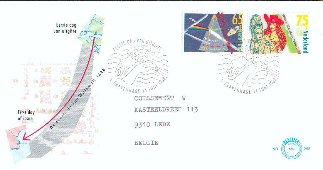 30255 - Nvph Fdc 255 De 1988 - Holland - Nederland - Sammlungen