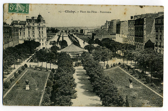 Clichy Place Des Fêtes Panorama, 1939 - Clichy