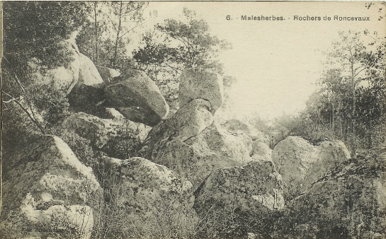 MALESHERBES : Rochers De Roncevaux - Malesherbes