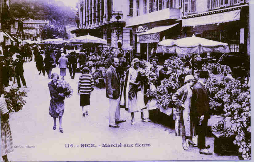 CPA 06 Nice - Marché Aux Fleurs - Très Animée - Markets, Festivals