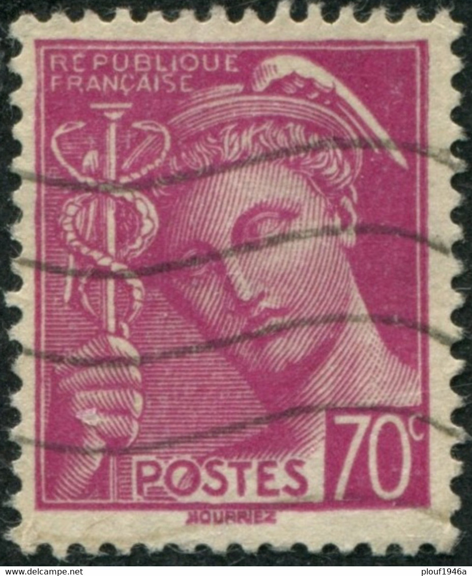 Pays : 189,03 (France : 3e République)  Yvert Et Tellier N° :  416 (o) - 1938-42 Mercurio