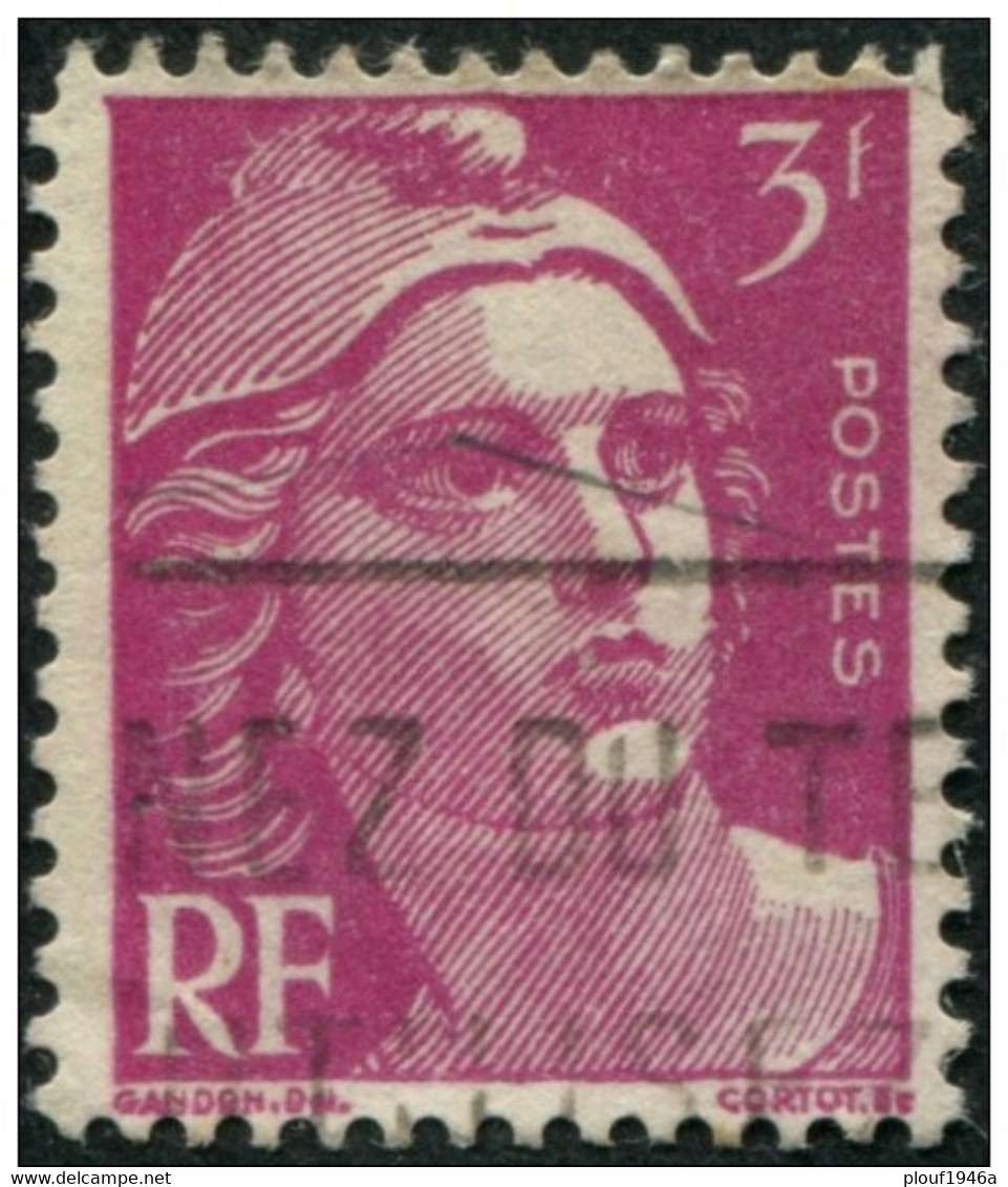 Pays : 189,06 (France : 4e République)  Yvert Et Tellier N° :  806 (o) - 1945-54 Marianna Di Gandon