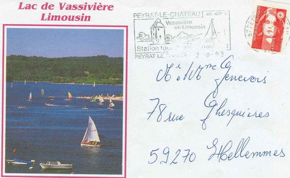 VOILE OBLITERATION TEMPORAIRE FRANCE 1993 VOILE - Sailing