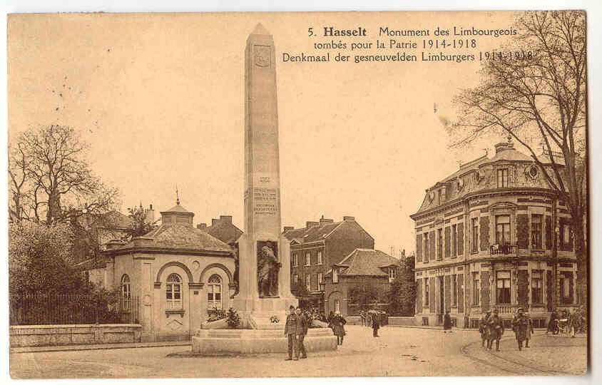 3905 - HASSELT - Monument Des Limbourgeois Tombés Pour La Patrie 1914 - 1918 - Hasselt