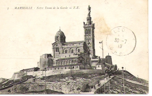 13 MARSEILLE NOTRE DAME DE LA GARDE   N°1027 - Notre-Dame De La Garde, Funicular Y Virgen