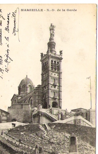 13 MARSEILLE NOTRE DAME DE LA GARDE    N°1029 - Notre-Dame De La Garde, Aufzug Und Marienfigur