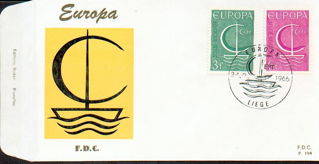 FDC België (A1493) - 1966