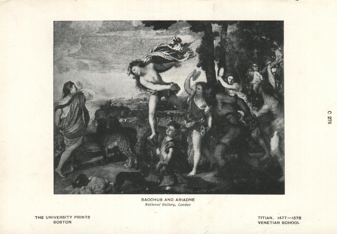 Bacchus And Ariadne Par Le Titien (Titian) - Autres & Non Classés