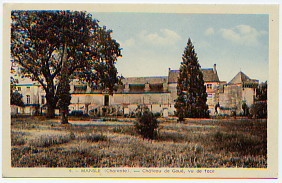 Poitou Charentes Charente - Mansle-chateau  De Goué - Mansle