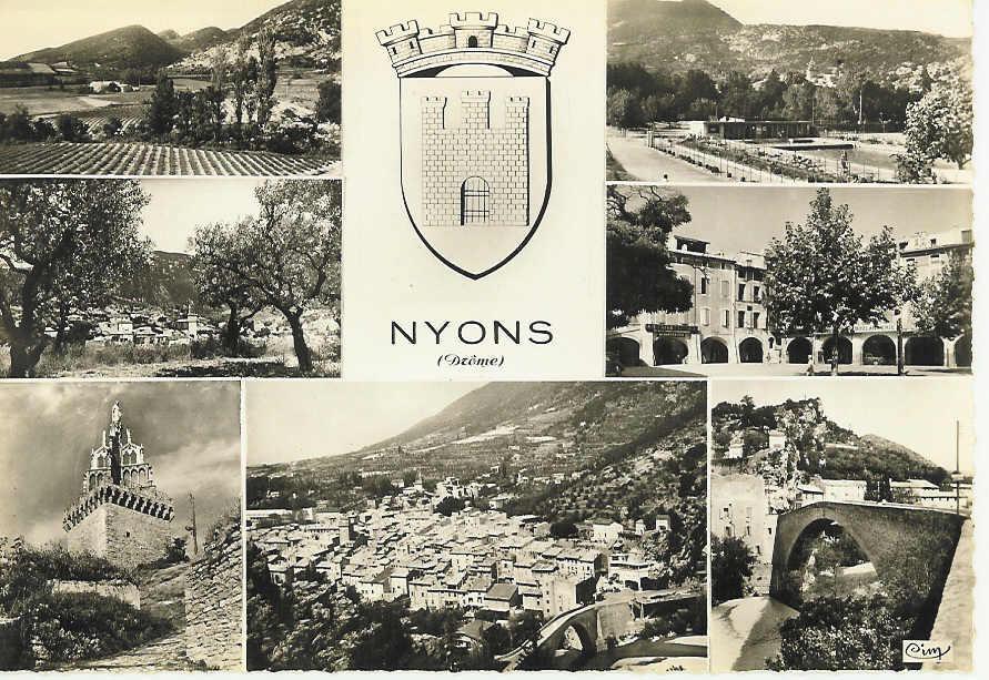 26004 NYONS - 7 Vues + Blason !! - Nyons