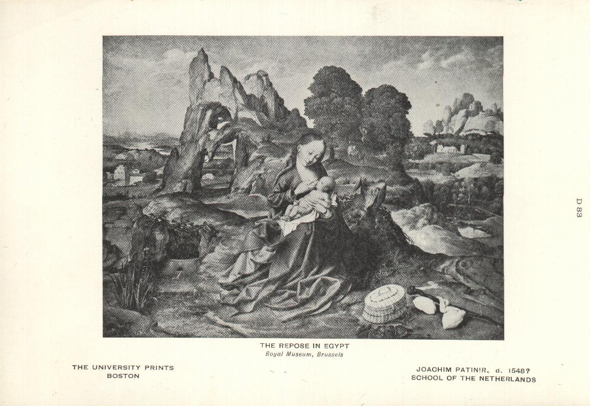 The Repose In Egypt Par Joachim Patinir - Autres & Non Classés