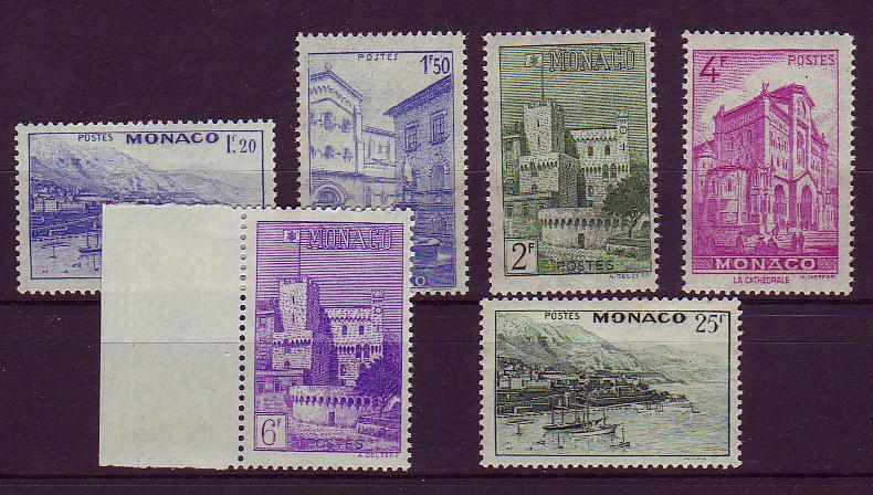 Timbres De MONACO N°275,et 280 Trace De Charniére** 276,277,278,279 Neufs*** 10 € De Côte - Andere & Zonder Classificatie