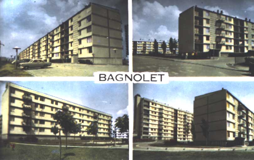 Cpsm Bagnolet (93, Seine Saint Denis) Multivues : La Cité De Malassis (voitures, Petite Animation) - Bagnolet