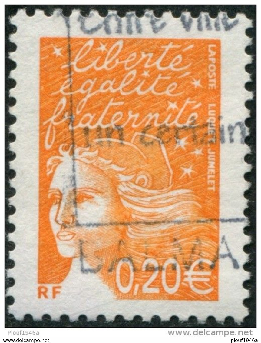 Pays : 189,07 (France : 5e République)  Yvert Et Tellier N° : 3447 (o) - 1997-2004 Marianne Of July 14th