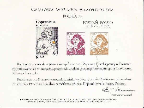 Pologne            Cachet Spécial Sur Lettre    Copernicus                02.09.1973 - Astrología