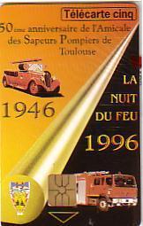 FRANCE  PRIVEE SAPEURS POMPIERS CAMION POMPIERS 1996 5U NSB MINT SUPERBE  RARE - Pompiers