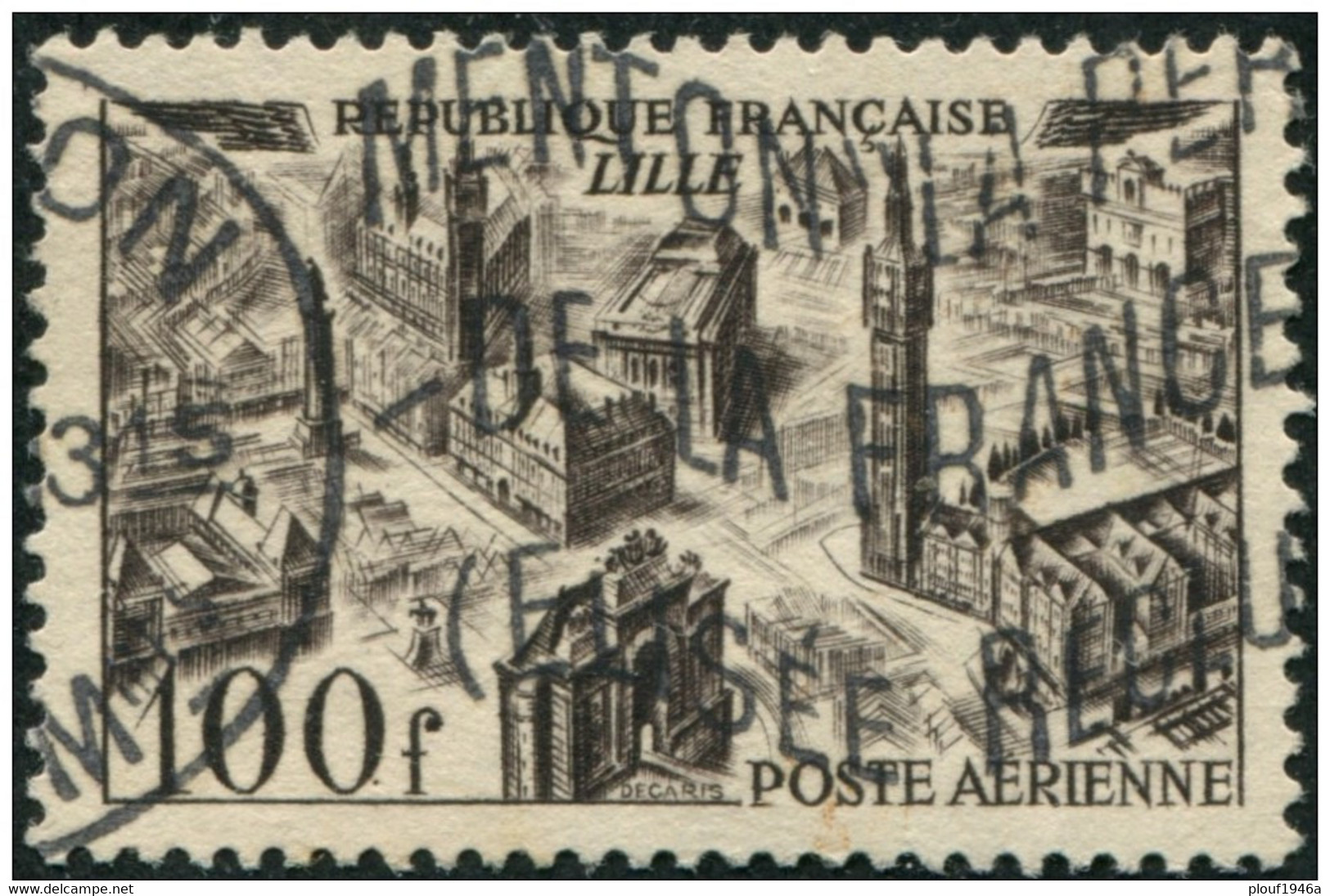 Pays : 189,06 (France : 4e République)  Yvert Et Tellier N° : Aé  24 (o) - 1927-1959 Oblitérés