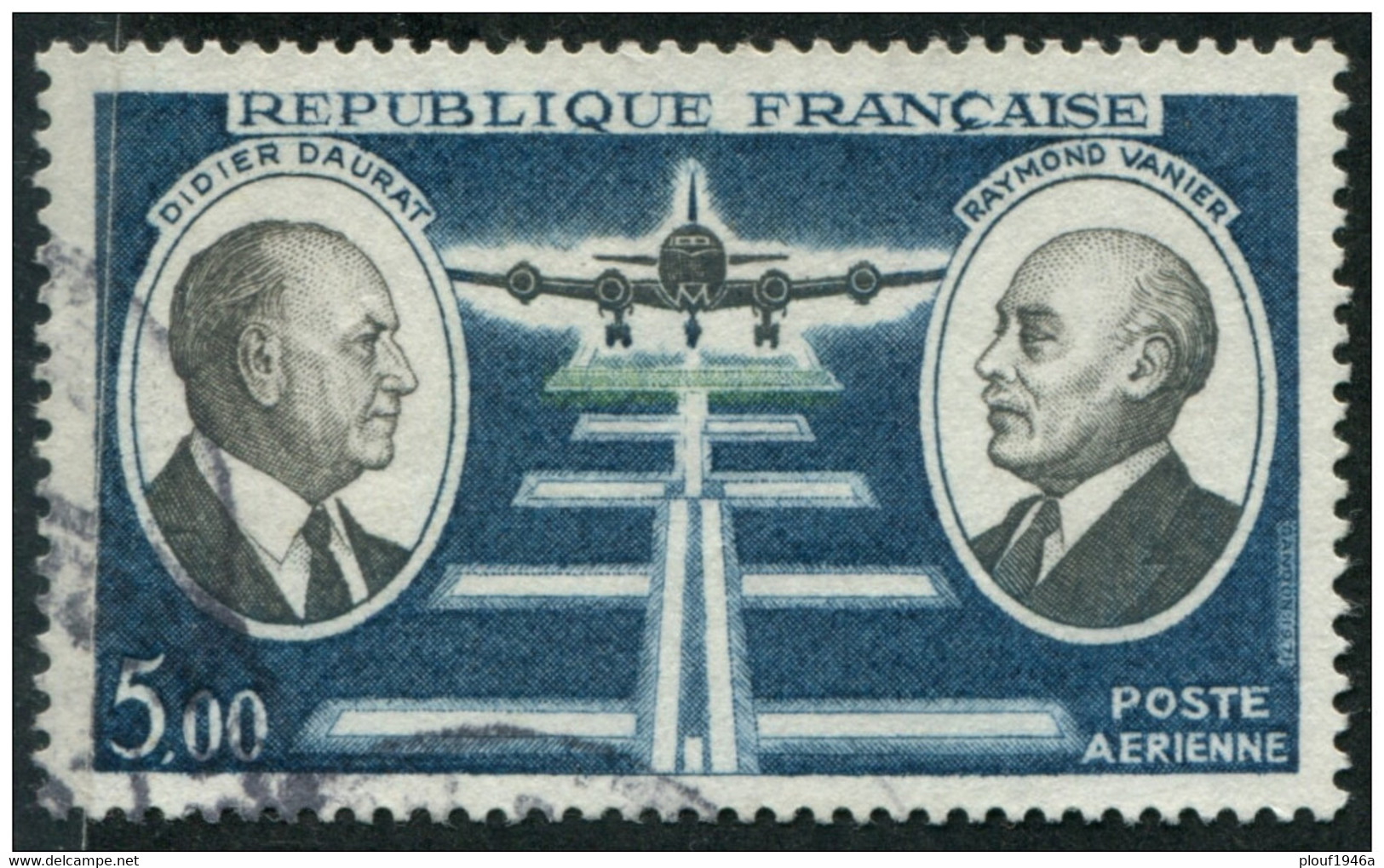 Pays : 189,07 (France : 5e République)  Yvert Et Tellier N° : Aé   46 (o) - 1960-.... Used