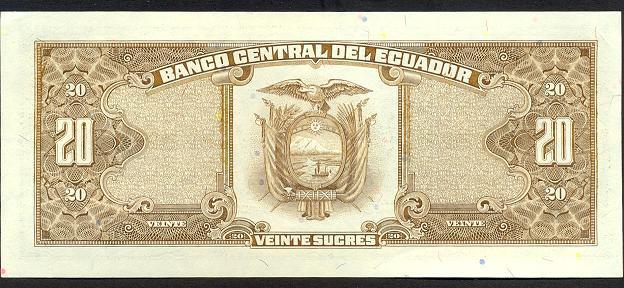 EQUATEUR / ECUADOR - 20 SUCRES 1988 - UNC - Ecuador