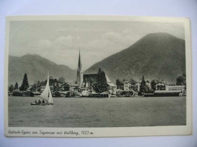 CPA ALLEMAGNE   WALLBERG   ROTTACH EGEEN AM TEGEENSEE  VOYAGE - Tegernsee