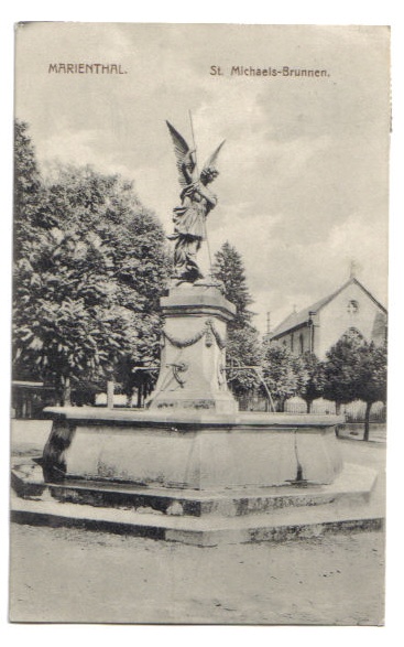 Cp De Marienthal Avec Cachet Ferroviaire Strasbourg - Wissembourg 1915 - Sonstige & Ohne Zuordnung