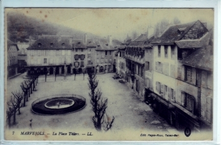 La Place Thiers - Marvejols