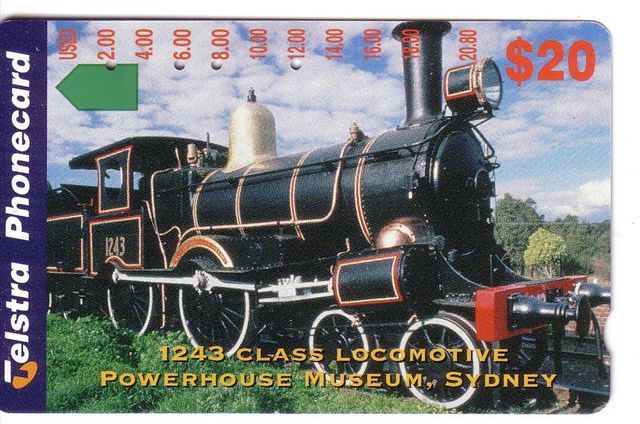 LOCOMOTIVE ( Australia Old Card) * Train Tren Zug Treno Trein Railway Chemin De Fer Ferrocarril Eisenbah - Australia