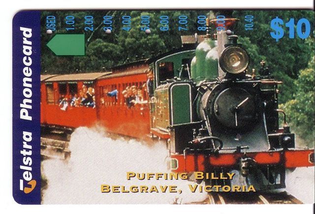 LOCOMOTIVE ( Australia Old Card) * Train Tren Zug Treno Trein Railway Chemin De Fer Ferrocarril Eisenbah - Australie