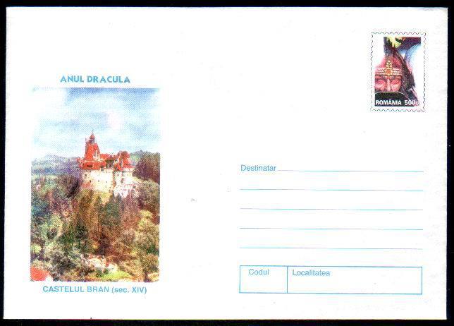 Romania 1997 Stationery Covers With DRACULA Unused. - Fairy Tales, Popular Stories & Legends