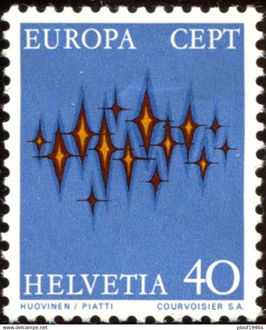 Pays : 453,3 (Suisse)            Yvert Et Tellier N° :   900 (*)   [EUROPA] - Unused Stamps