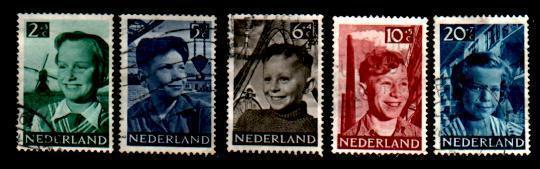 NEDERLAND 1951 Kinderzegels Used 575-579 - Oblitérés