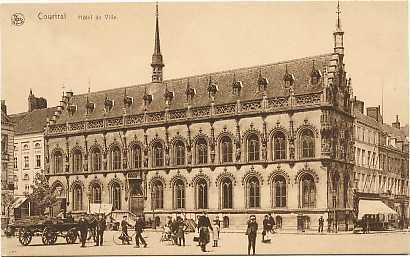 Courtrai ( Kortrijk ) - Hôtel De Ville - Wevelgem