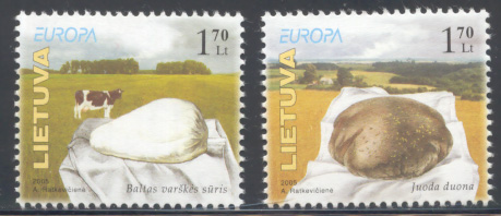 2005 LITHUANIA EUROPA 2V MNH - 2005