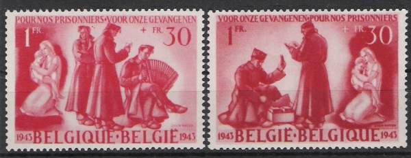 Belgie OCB 623 / 624 (*) - Unused Stamps